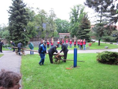 Aufrichten des Maibaums
