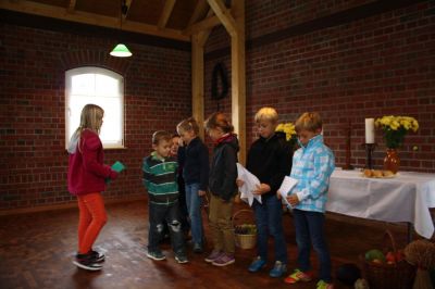 Kinder der Kinderkirche in Zorbau
